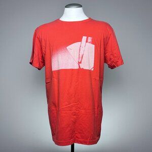 OSKLEN Regenerate Life Slim Vintage Tee XL Reddish Orange Certified Cotton Brazi